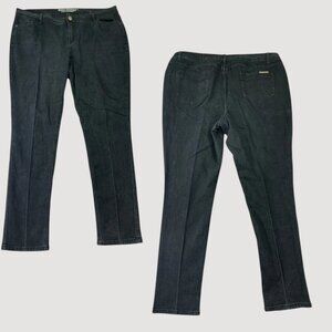 Ashley Stewart Skinny Jeans‎ Average Fit Dark Wash 20W (42x32)